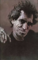 this pix of keef is as phony as the "road worn" guitars.
