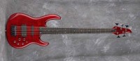 LB75 5 String in Ruby Red with a Flame Maple Top