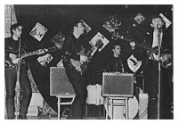 In this picture, George is playing through a Gibson GA-40 Les Paul amp