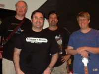 Rich, Vito, Robert (drums) and Scott  end of March