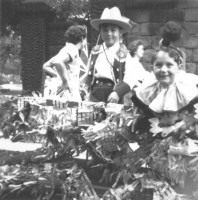 Children enjoying the fete that day.