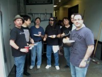 The afternoon Pizza break... Dan, Paul, Gary, Joey, Dane, Erik and Vito.  Once again, Dino's pizza was very excellant.