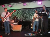 Erik on Bass with the gold hardware, Paul S. on the drums, Brian with the 360 JG and Rich with the 650-Atlantis