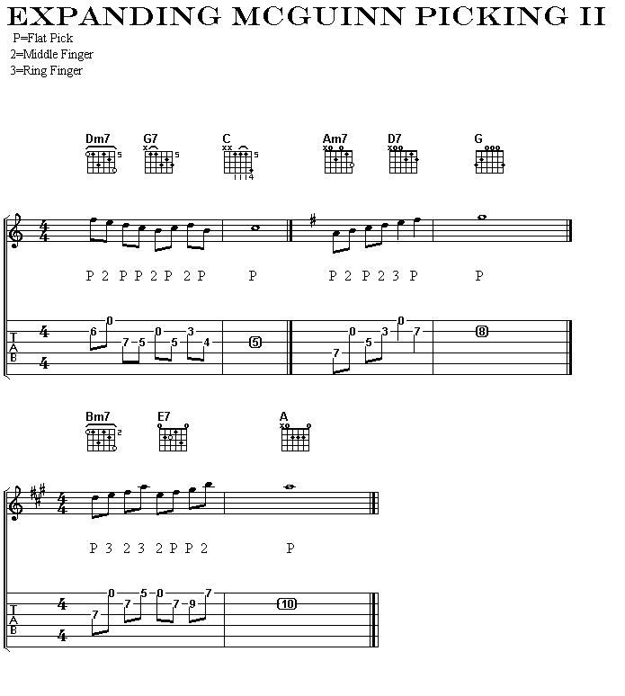 Expanding McGuinn Picking II