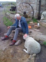 Aitch bonds with the locals...........