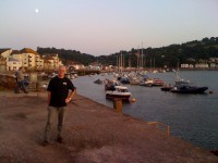 Outside the New Quay Pub.......for Tony Carey's gig on Friday night