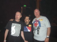 Trotty, Joey and Rich after the Rickenbrothers' gig