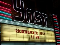 Yost Marquee at night