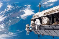 A shot from the International Space Station