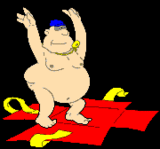 John gets the FATMAN dance for his B'day! :)