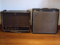 1964 Selmer Thunderbird Twin 30 & 1966 Fender Super Reverb.jpg