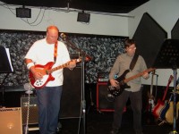 Rich with Tom, our new Forum member Bassist, doing Hard Days Night