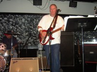 Paul S on drums; Rich with the Fire Glo 330 on "Blood and Roses"