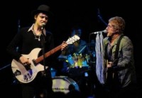 My 330 and it's original owner. Look who it is on stage with!!