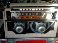 Paul's 1970's era Top Boost model (custom wired to 1960's specs) with Alnico's and light Tolex