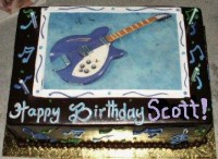 60s era New Style Rick 365 in AZ Blue. Nice detail on a birthday cake from my favorite local bakery!!!