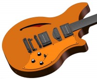 They go over the 12-string bridge but before getting to the tailpiece they are routed to the back of the body over a carbon rod (which I got cheap on ebay.... the piece I got is part of some high tech hunting bow.)