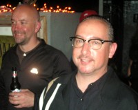 Graham and Dan enjoying the fun