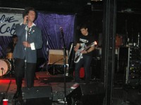 Meatball on Vocals and Paulie (with the Dale Fortune refinished Blue Boy)