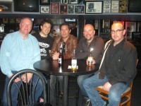 Rich, Paulie, Alberto, Graham and Dan relaxing after SFD's set ...