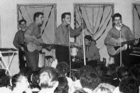 Ringo in the Eddie Clayton Skiffle Group