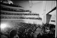 The Beatles play Carnegie Hall, New York City. Feb 12, 1964