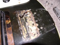 Under the tailpiece -- routing?