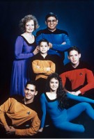 The family that watches Star Trek together...