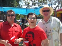 Robert, Paulie and Rich getting ready for the fun