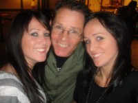 Sarah, a proud Dad in the middle and Kylie