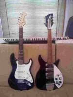 Mini Squier and Rickenbacker 325 v63