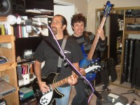 JetGlo Rocks !!  Joey on guitar for The Ramones "Blitzkrieg Bop" and Paulie switched to the Bass