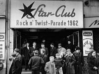 The club as it looked when it opened.<br />Proclaiming "Rock n' Twist-Parade 1962"