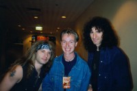 Darren with Bruce Kulick & Eric Singer from Kiss 1995.jpg