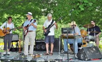 Getty Township L to R Sue Malloy, acoustic guitar; Jim Krause, Rickenbacker 360/12; Mark Roberts, bass; Matt Dollar, pedal steel guitar; Steve Brown, drums.