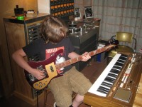 Recording in the control room..Studer in the back...totally hot