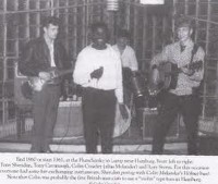 Late 1960 / early 1961.... Tony Sheridan, Terry Cavanaugh, Colin Crawley (later Melander) of Sheridan's band "The Jets", and Rory Storm.