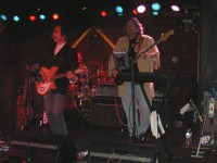 Mark with the MG 370-12 and Pat on a Fender bass sporting a stylish buck skin jacket