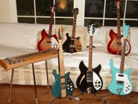 Similar pose, slightly different angle and less "flash" reflection off the WB headstock and the garden light illuminating in the window