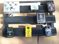 The finished product with pedals mounted for display purposes.