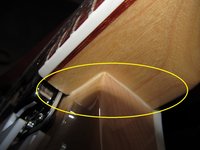 Crack in neck joint filled and sealed?
