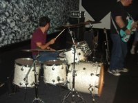Alberto with his excellant drumming on "Message in a Bottle"