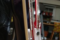 E string height, as received.