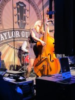 This lady has more going on here than just the music.