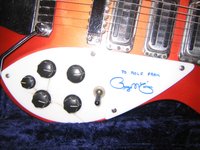 Rolf's Model 1996 (signed by one of the few playing a Rickenbacker in the first chapter)