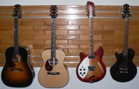 J-45 Rosewood, Huss &amp; Dalton Custom OM, 360/12 CW, and Collings 290