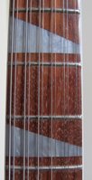 Close-up of full-width inlays
