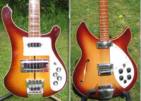 1977 Autumnglo 4001 versus 1987 Sam Ash 1993 6 Fireglo.jpg