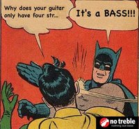 NEW MEANING FOR SLAPPING BASS