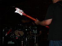 Drat!  The bass player moved just before I got the picture of the "special guest drummer" ...